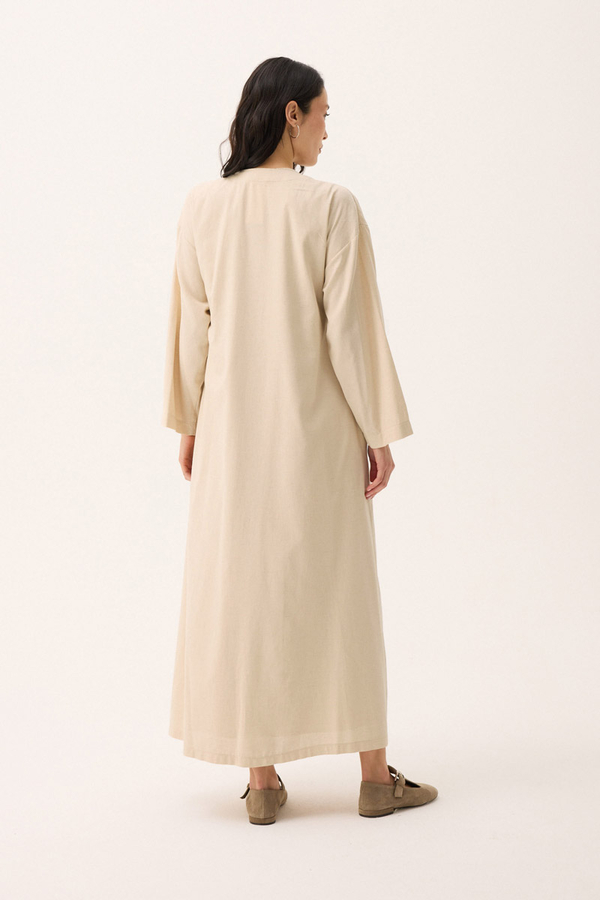 Kruvaze Dehna Abaya Takım Taş - 13