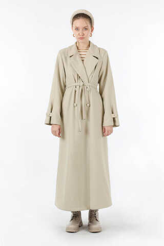 Kruvaze Kapama Apolet Detaylı Kaban Taş - 3