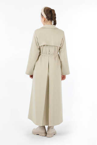 Kruvaze Kapama Apolet Detaylı Kaban Taş - 6