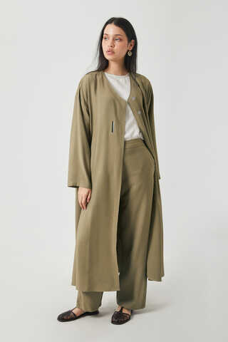 Kruvaze Tensel Takım Haki - 4