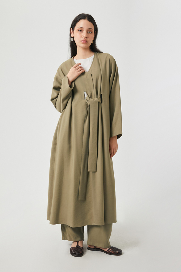 Kruvaze Tensel Takım Haki - 10