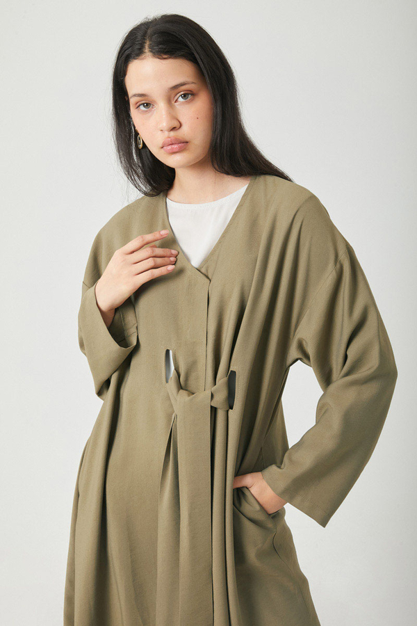 Kruvaze Tensel Takım Haki 