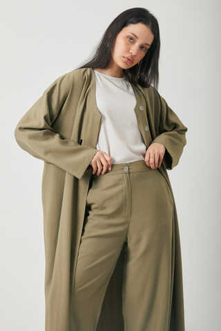 Kruvaze Tensel Takım Haki - 8