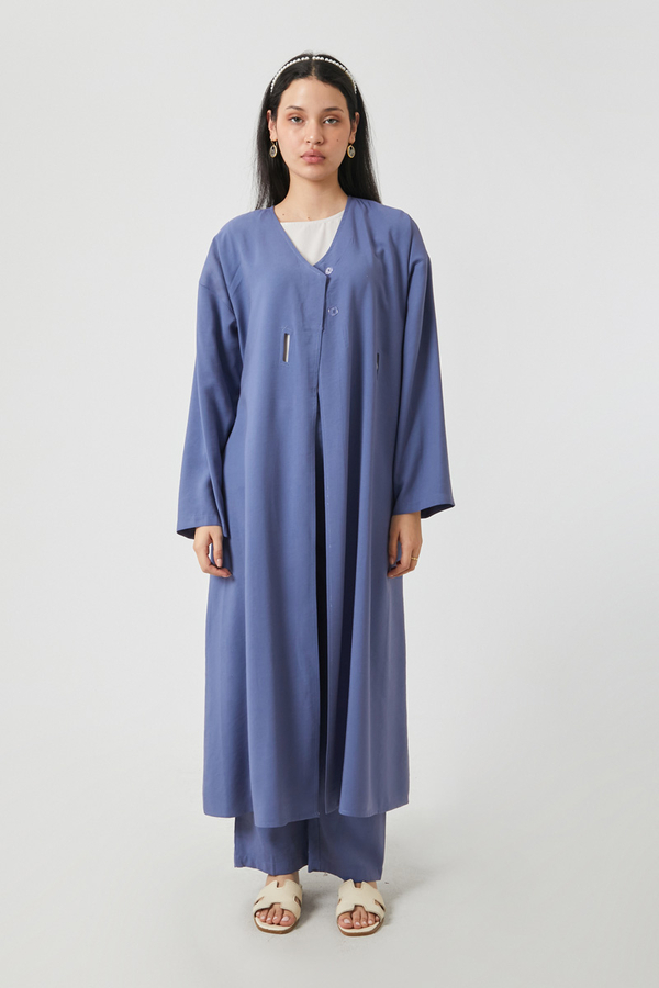 Kruvaze Tensel Takım İndigo - 3