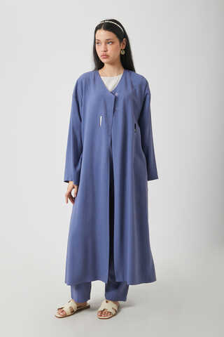 Kruvaze Tensel Takım İndigo - 5