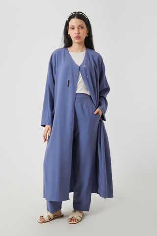 Kruvaze Tensel Takım İndigo - 1