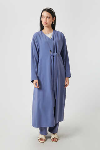 Kruvaze Tensel Takım İndigo - 8