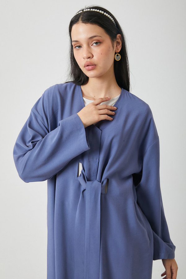 Kruvaze Tensel Takım İndigo - 6