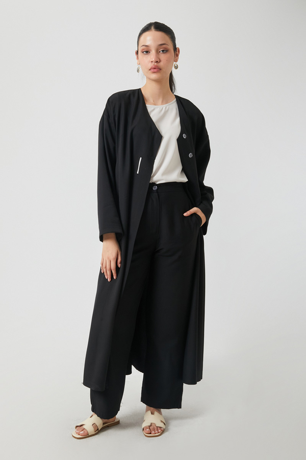 Kruvaze Tensel Takım Siyah - 1