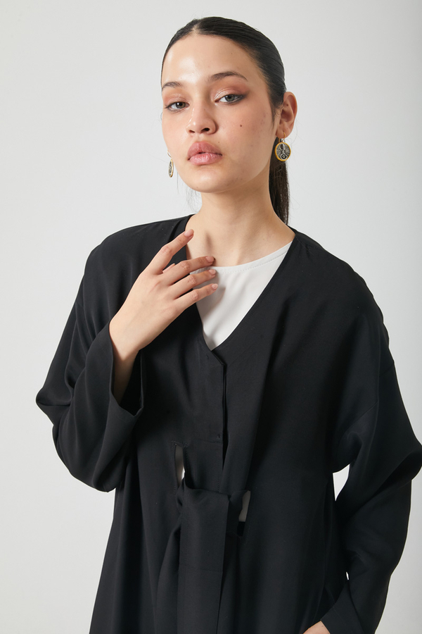 Kruvaze Tensel Takım Siyah - 2