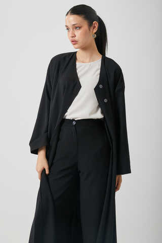 Kruvaze Tensel Takım Siyah - 8