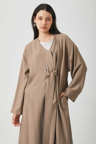 Kruvaze Tensel Takım Vizon - 7