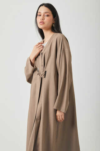 Kruvaze Tensel Takım Vizon - 9