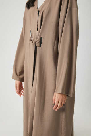 Kruvaze Tensel Takım Vizon - 12