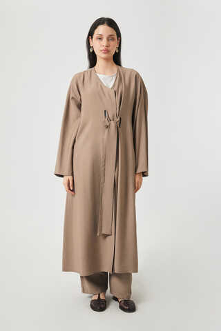 Kruvaze Tensel Takım Vizon - 2