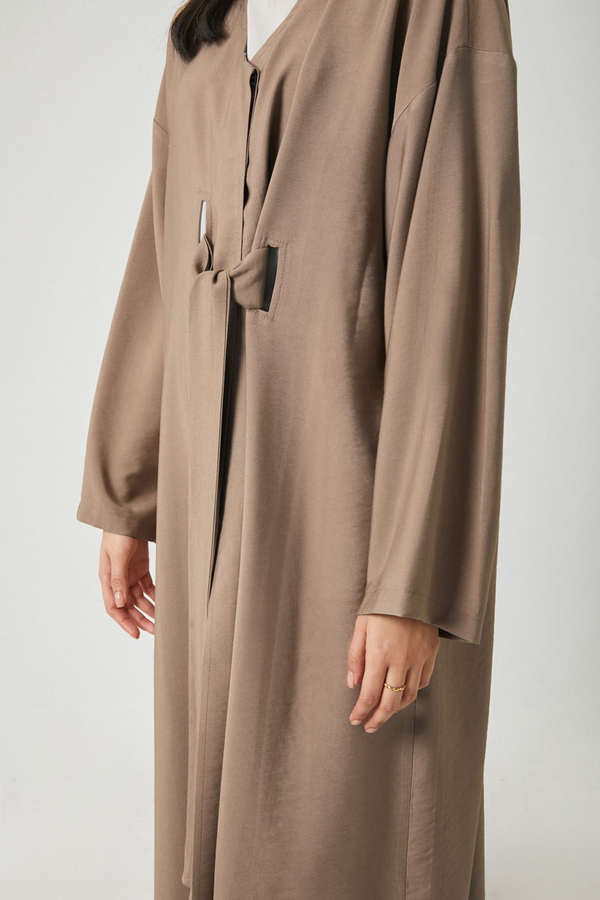 Kruvaze Tensel Takım Vizon - 12