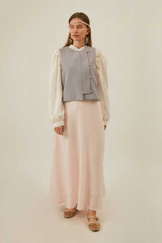 Kruvaze Yelek Gri - 6