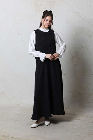 Kruvaze Yelek Siyah - 2