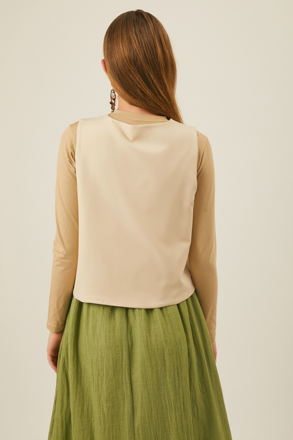 Kruvaze Yelek Taş - 6