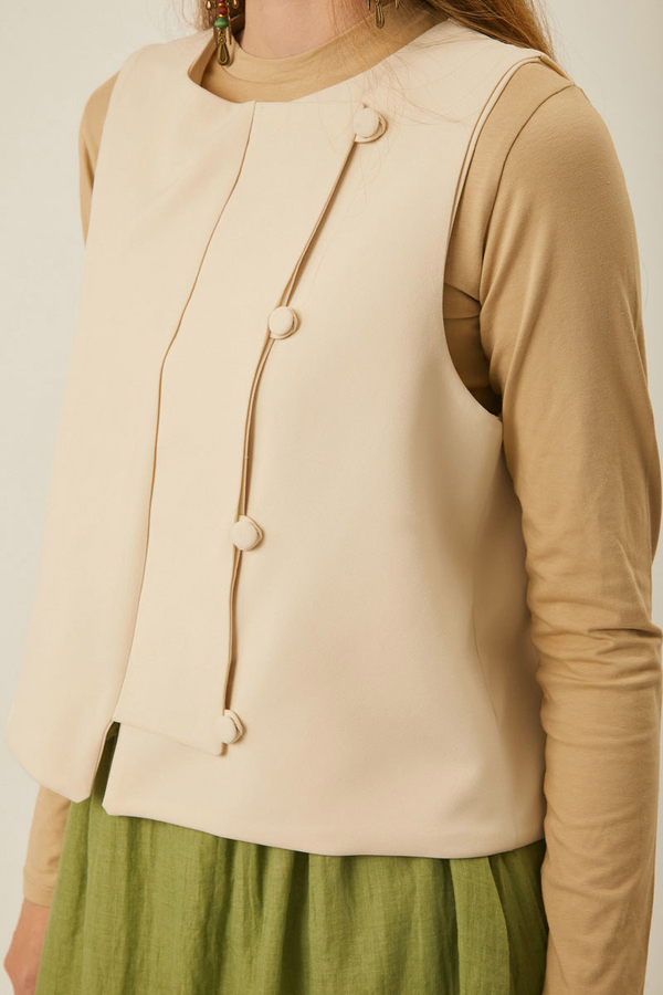 Kruvaze Yelek Taş - 3