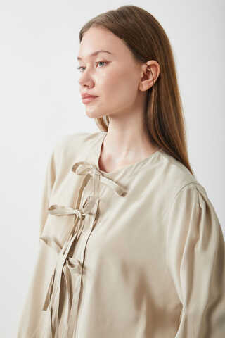 Kurdele Detaylı Etek Takım Taş - 14