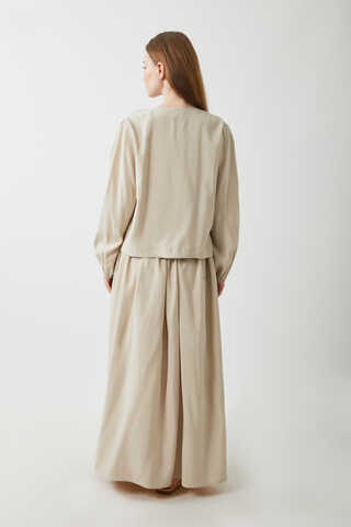 Kurdele Detaylı Etek Takım Taş - 16