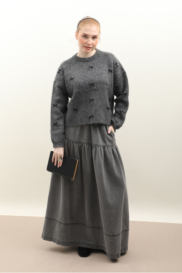 Kurdeleli Kazak Antrasit - 2