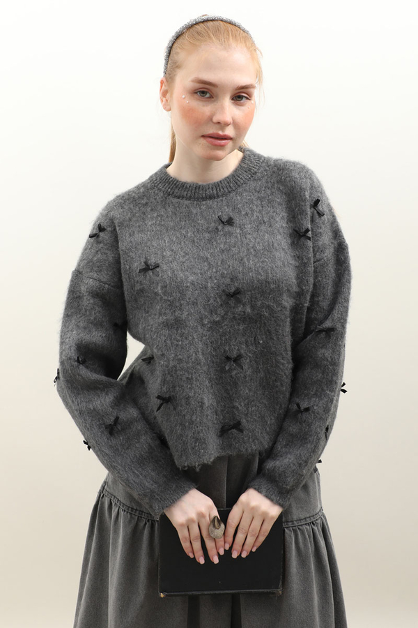 Kurdeleli Kazak Antrasit - 1