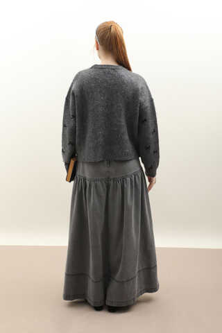 Kurdeleli Kazak Antrasit - 5