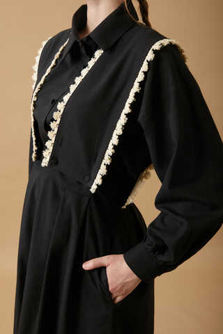 Lace Pinafore Black - 6