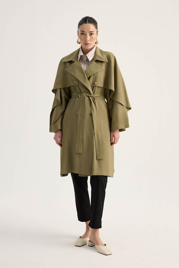 Laçin Trençkot Haki - 2