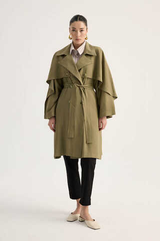 Laçin Trençkot Haki - 2