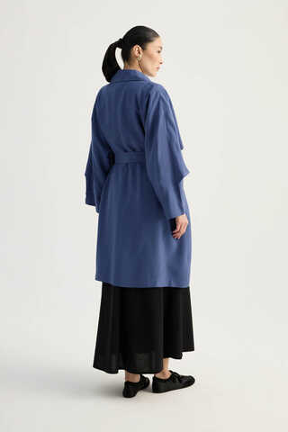 Laçin Trençkot İndigo - 13