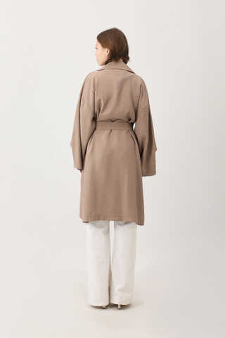 Laçin Trençkot Sütlü Kahve - 14