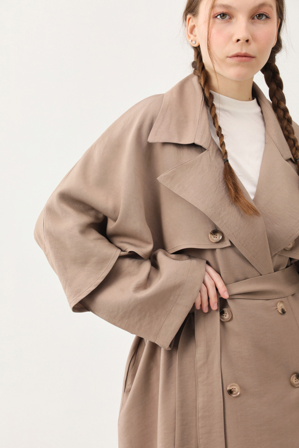 Laçin Trençkot Sütlü Kahve - 2