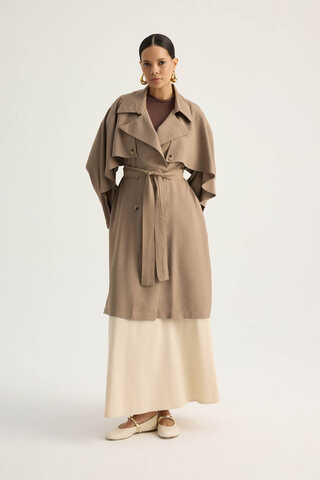 Laçin Trençkot Vizon - 2