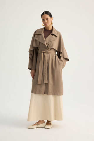 Laçin Trençkot Vizon - 3