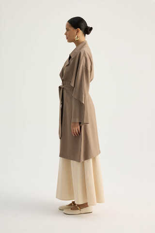 Laçin Trençkot Vizon - 4