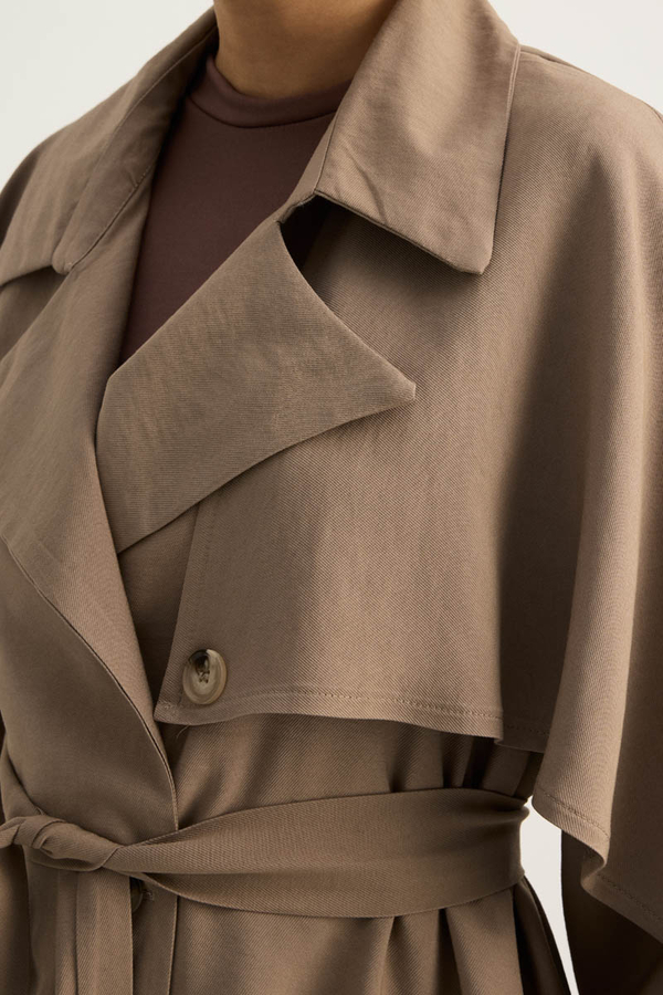 Laçin Trençkot Vizon - 10