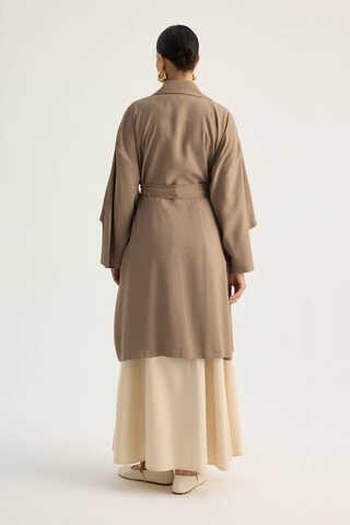 Laçin Trençkot Vizon - 12