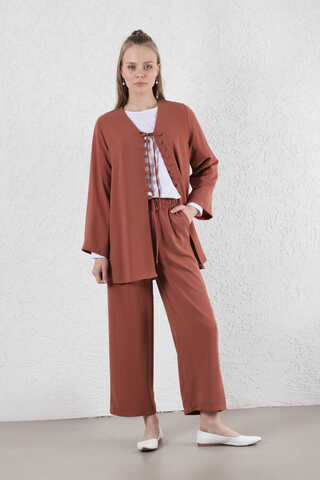 Laden Takım Koyu Somon - 1