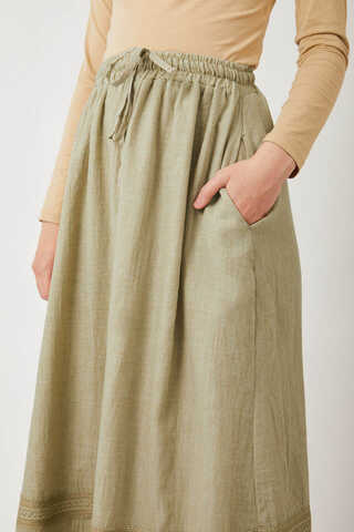 Lara Dantelli Etek Taş - 20