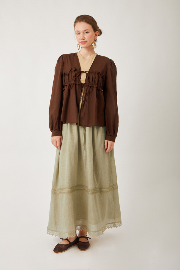 Lara Dantelli Etek Taş - 13