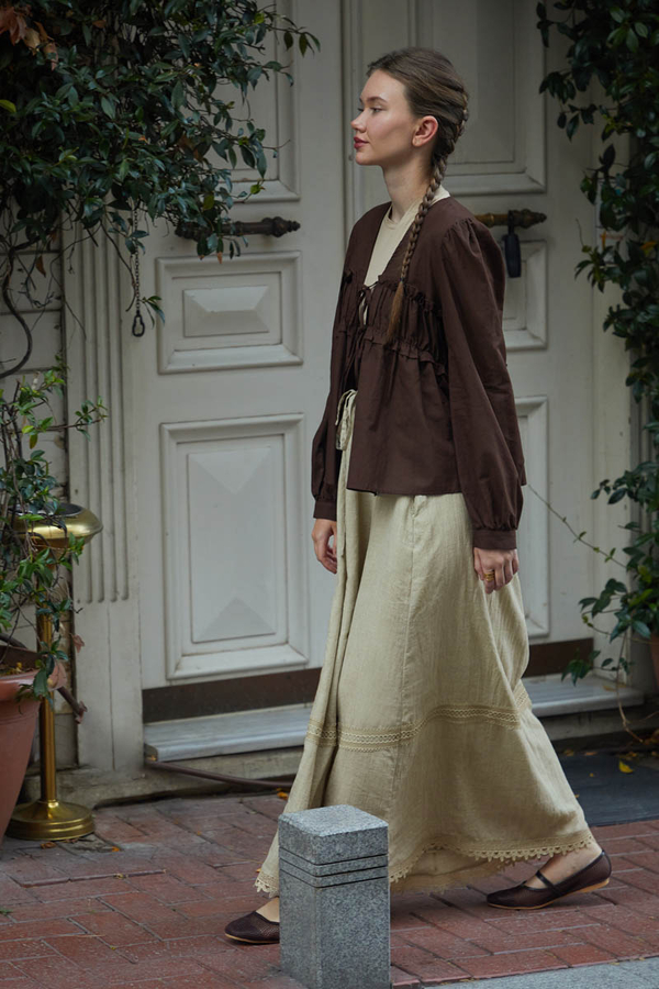 Lara Dantelli Etek Taş - 8