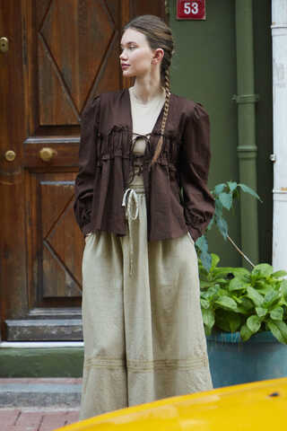 Lara Dantelli Etek Taş - 2