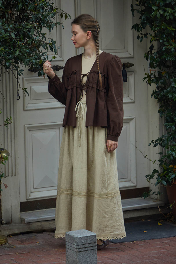 Lara Dantelli Etek Taş - 6