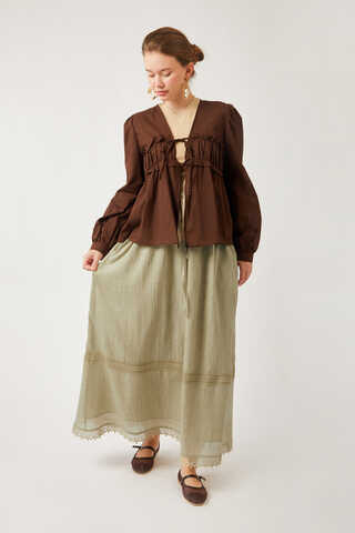 Lara Dantelli Etek Taş - 14