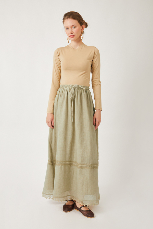 Lara Dantelli Etek Taş - 17