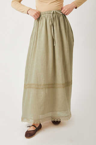 Lara Dantelli Etek Taş - 18