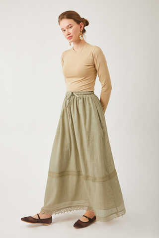 Lara Dantelli Etek Taş - 16